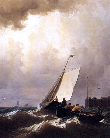  William Bradford Rough Seas - Hand Painted Oil Painting