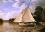  David Johnson Safely Anchored - Hand Painted Oil Painting