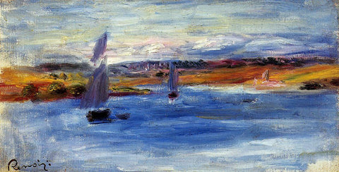  Pierre Auguste Renoir Sailboats - Hand Painted Oil Painting