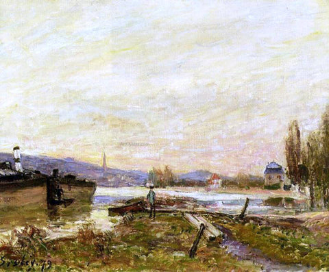  Alfred Sisley Saint-Cloud, Banks of the Seine - Hand Painted Oil Painting