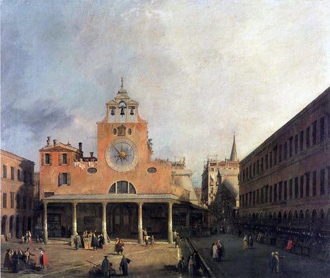 Canaletto San Giacomo de Rialto - Hand Painted Oil Painting