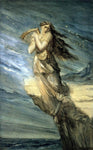  Theodore Chasseriau Sappho Leaping into the Sea from the Leucadian Promontory - Hand Painted Oil Painting
