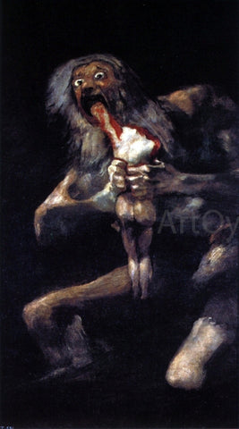  Francisco Jose de Goya Y Lucientes Saturn - Hand Painted Oil Painting