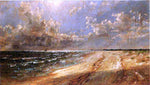  Jasper Francis Cropsey Seascape - Hand Painted Oil Painting