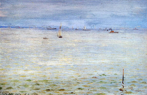  William Merritt Chase Seascape - Hand Painted Oil Painting
