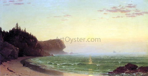  Alfred Thompson Bricher Seascape: Sunset - Hand Painted Oil Painting