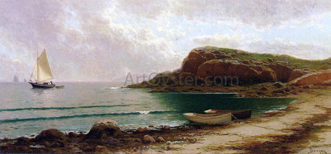  Alfred Thompson Bricher Seascape with Dories and Sailboats - Hand Painted Oil Painting