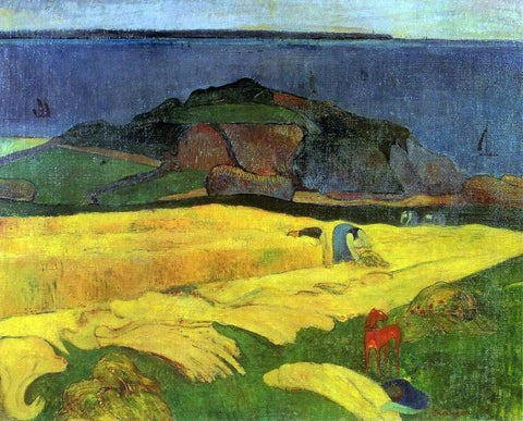  Paul Gauguin Seaside Harvest, le Pouldu - Hand Painted Oil Painting