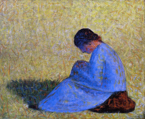  Georges Seurat Seated Woman - Hand Painted Oil Painting