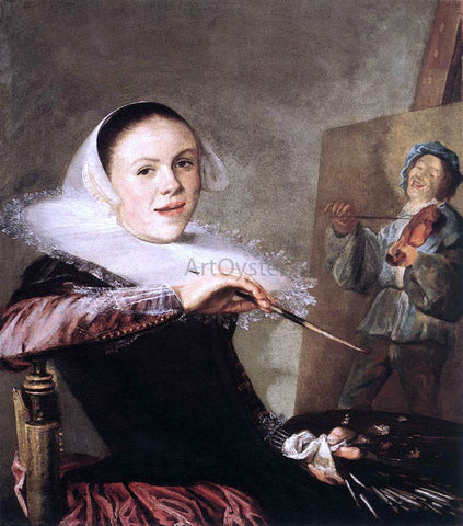  Judith Leyster Self-Portrait - Hand Painted Oil Painting