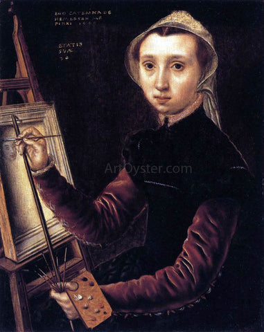  Catharina Van Hemessen Self-Portrait - Hand Painted Oil Painting