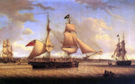  Robert Salmon Ship off Liverpool - Hand Painted Oil Painting