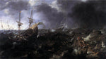  Andries Van Eertvelt Ships in Peril - Hand Painted Oil Painting