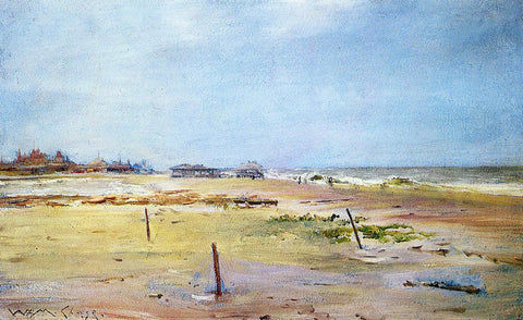  William Merritt Chase Shore Scene - Hand Painted Oil Painting