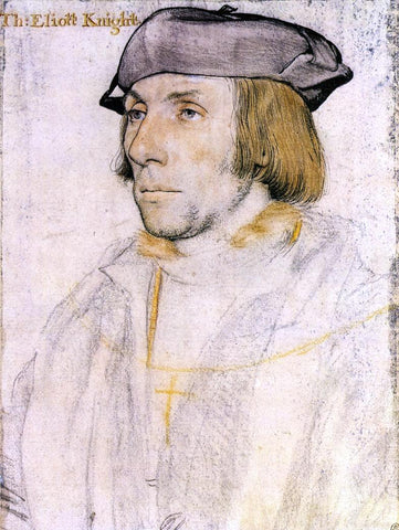  The Younger Hans Holbein Sir Thomas Eliot - Hand Painted Oil Painting
