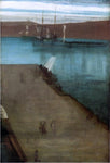  James McNeill Whistler Sketch for "Nocturne in Blue and Gold: Valparaiso Bay" - Hand Painted Oil Painting