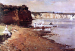  Tom Roberts Slumbering Sea, Mentone - Hand Painted Oil Painting