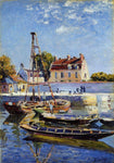  Alfred Sisley A Small Boat - Hand Painted Oil Painting