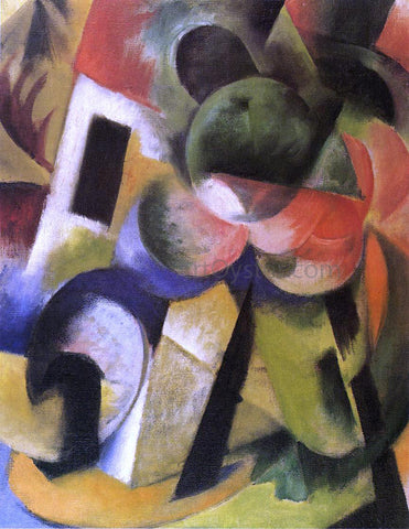  Franz Marc Small Composition II - Hand Painted Oil Painting