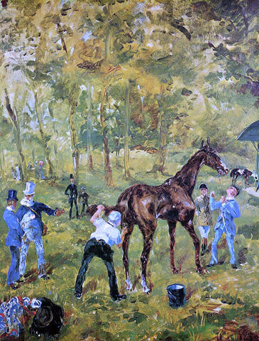  Henri De Toulouse-Lautrec Souvenir d'Auteuil - Hand Painted Oil Painting