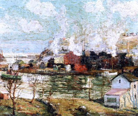  Ernest Lawson Spuyten Duyvil Creek - Hand Painted Oil Painting