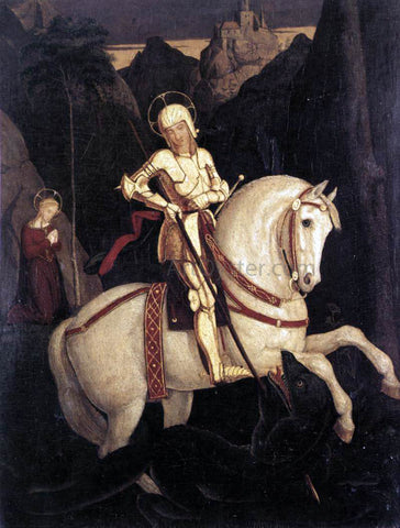  Franz Pforr St George and the Dragon - Hand Painted Oil Painting