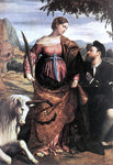  Moretto Da Brescia St Justina with the Unicorn - Hand Painted Oil Painting