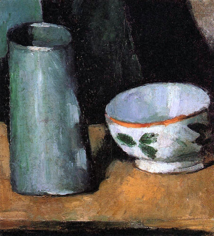  Paul Cezanne Still Life, Bowl and Milk Jug - Hand Painted Oil Painting