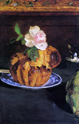  Edouard Manet Still Life with Brioche - Hand Painted Oil Painting
