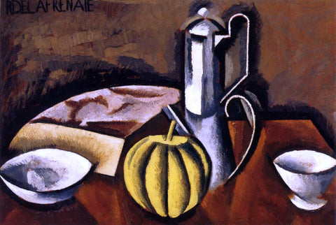  Roger De la Fresnaye Still Life with Coffee Pot and Melon - Hand Painted Oil Painting