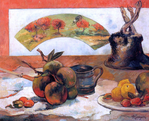  Paul Gauguin Still Life with Fan - Hand Painted Oil Painting