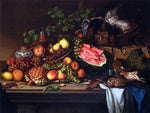  Joseph Biays Ord Still Life with Fruit and Game - Hand Painted Oil Painting