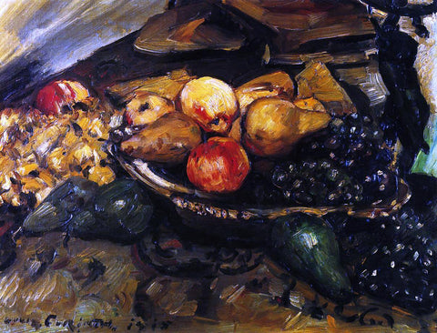  Lovis Corinth Still Life with Fruit and Wine Glass - Hand Painted Oil Painting