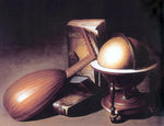  Gerrit Dou Still Life with Globe, Lute, and Books - Hand Painted Oil Painting