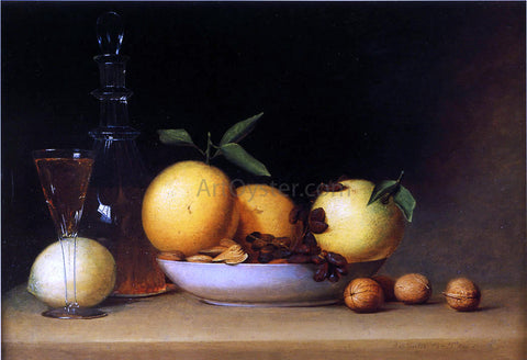  Raphaelle Peale Still Life with Liqueur and Fruit - Hand Painted Oil Painting