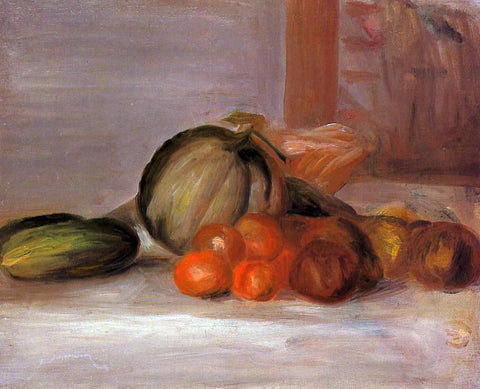  Pierre Auguste Renoir Still Life with Melon - Hand Painted Oil Painting