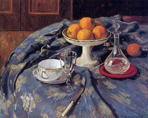  Georges-Daniel De Monfried Still Life with Oranges - Hand Painted Oil Painting