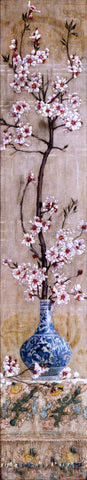  Charles Caryl Coleman Still Life with Plum Blossoms in an Oriental Vase - Hand Painted Oil Painting