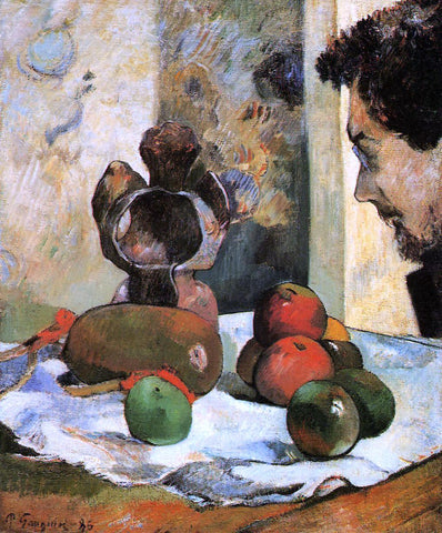  Paul Gauguin Still Life with Profile of Laval - Hand Painted Oil Painting
