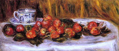  Pierre Auguste Renoir Still Life with Strawberries - Hand Painted Oil Painting