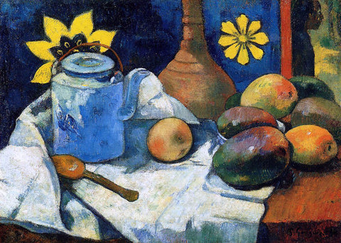  Paul Gauguin Still Life with Teapot and Fruit - Hand Painted Oil Painting