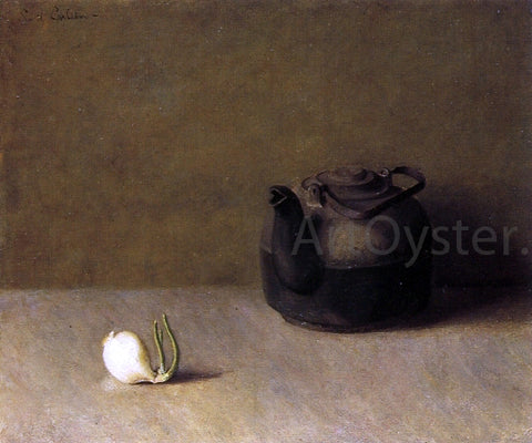  Emil Carlsen Still Life with Teapot and Onion - Hand Painted Oil Painting
