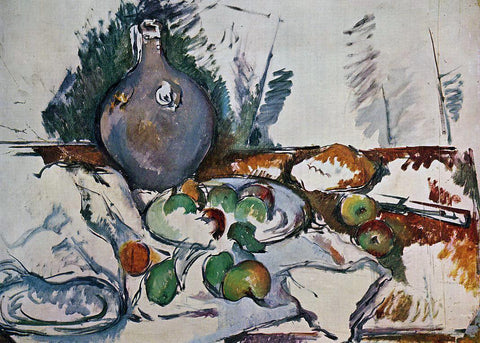  Paul Cezanne Still Life with Water Jug - Hand Painted Oil Painting