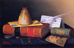  William Michael Harnett Still Life: Writing Table - Hand Painted Oil Painting