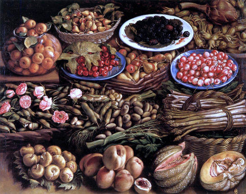  Vincenzo Campi Still-Life - Hand Painted Oil Painting
