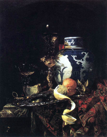  Willem Kalf Still-Life with a Late Ming Ginger Jar - Hand Painted Oil Painting