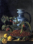  Luis Melendez Still-Life with Fruit and a Jar - Hand Painted Oil Painting
