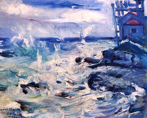  Lovis Corinth Storm at Capo d'Ampeglio - Hand Painted Oil Painting