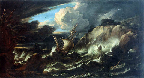  The Younger Pieter Mulier Storm at Sea - Hand Painted Oil Painting