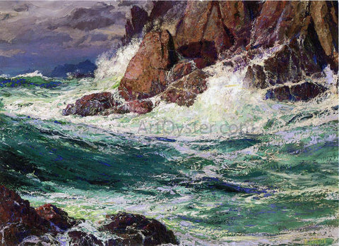 Edward Potthast Stormy Seas - Hand Painted Oil Painting